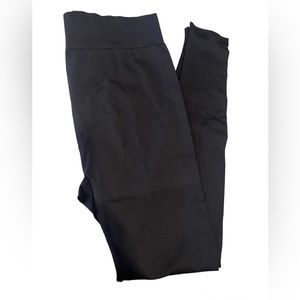 Lane Bryant black pull on high rise stretch leggings